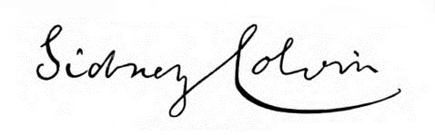 ملف:Sidney Colvin's Signature.jpg