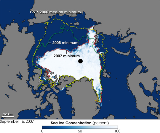 ملف:2007 Arctic Sea Ice.jpg