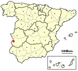 Badajoz, Spain location