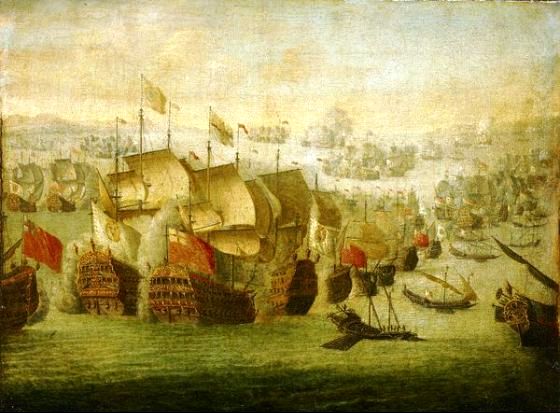 ملف:Battle of Malaga, 1704.jpg