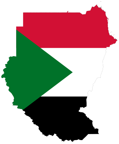 ملف:Flag-map of Sudan.png