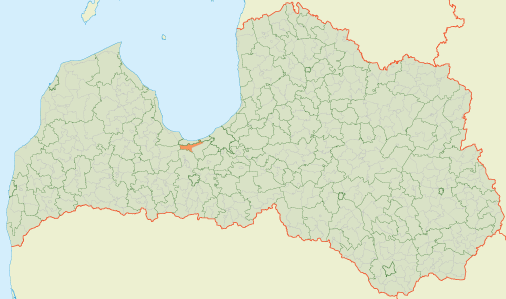 ملف:Salas pagasts (Babīte) LocMap.png