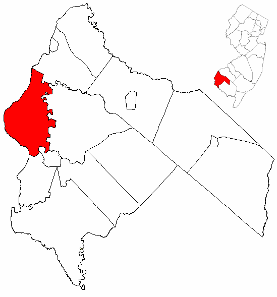 ملف:Map of Salem County highlighting Pennsville Township.png
