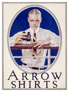 Arrow Shirt ad from the 1920s