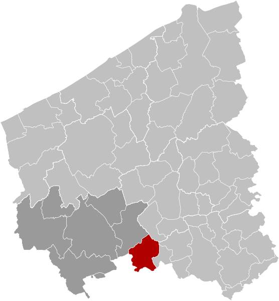 ملف:Wervik West-Flanders Belgium Map.svg