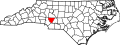 State map highlighting Cabarrus County