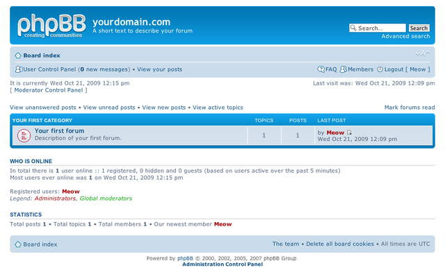 PhpBB2 - المعرفة