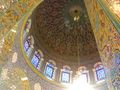 القبة من الداخل لمقام السيدة زينب في ريف دمشق 4.jpg