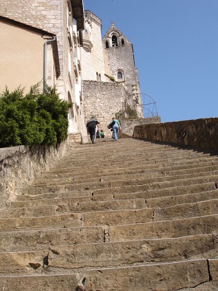 ملف:France Lot Rocamadour escalier.jpg