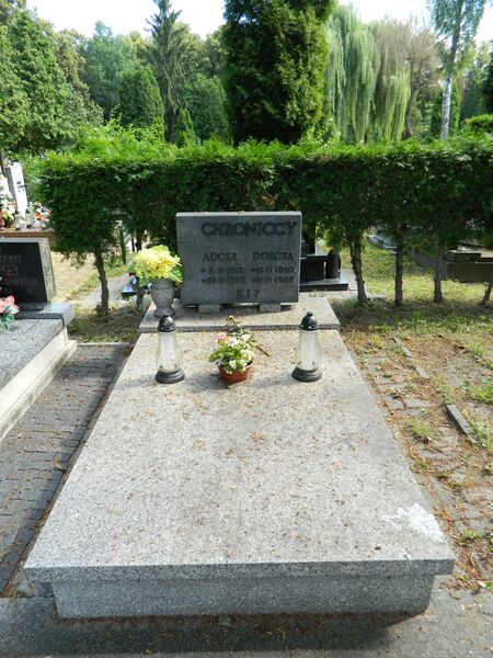 ملف:Grób Adolfa Chronickiego.jpg