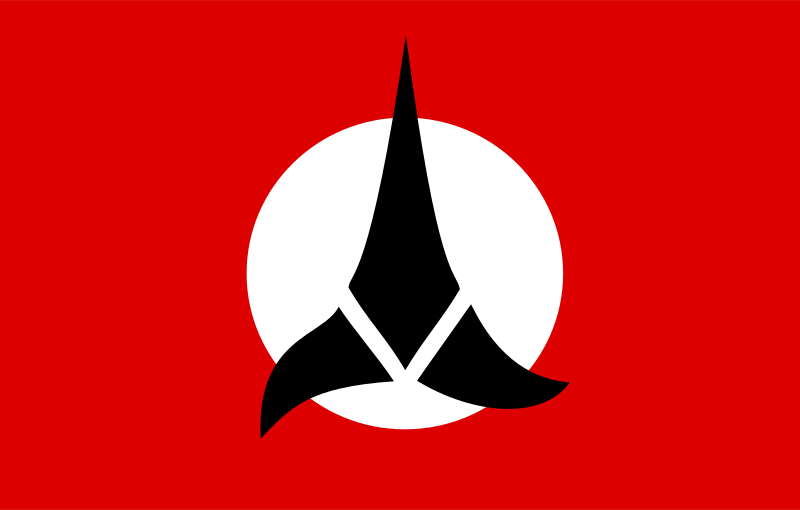 ملف:Klingon Empire Flag.svg