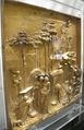 Angled view of a panel with the story of Abraham from the Florence Gates of Paradise (see above).