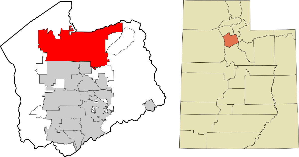 ملفSalt Lake County Utah incorporated and unincorporated areas Salt