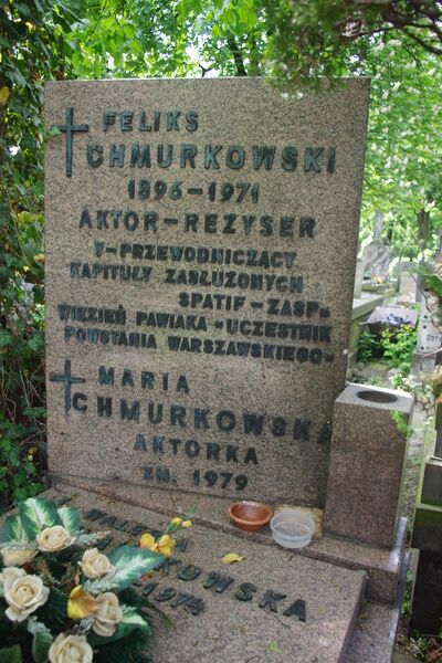 ملف:Feliks Chmurkowski grób.JPG