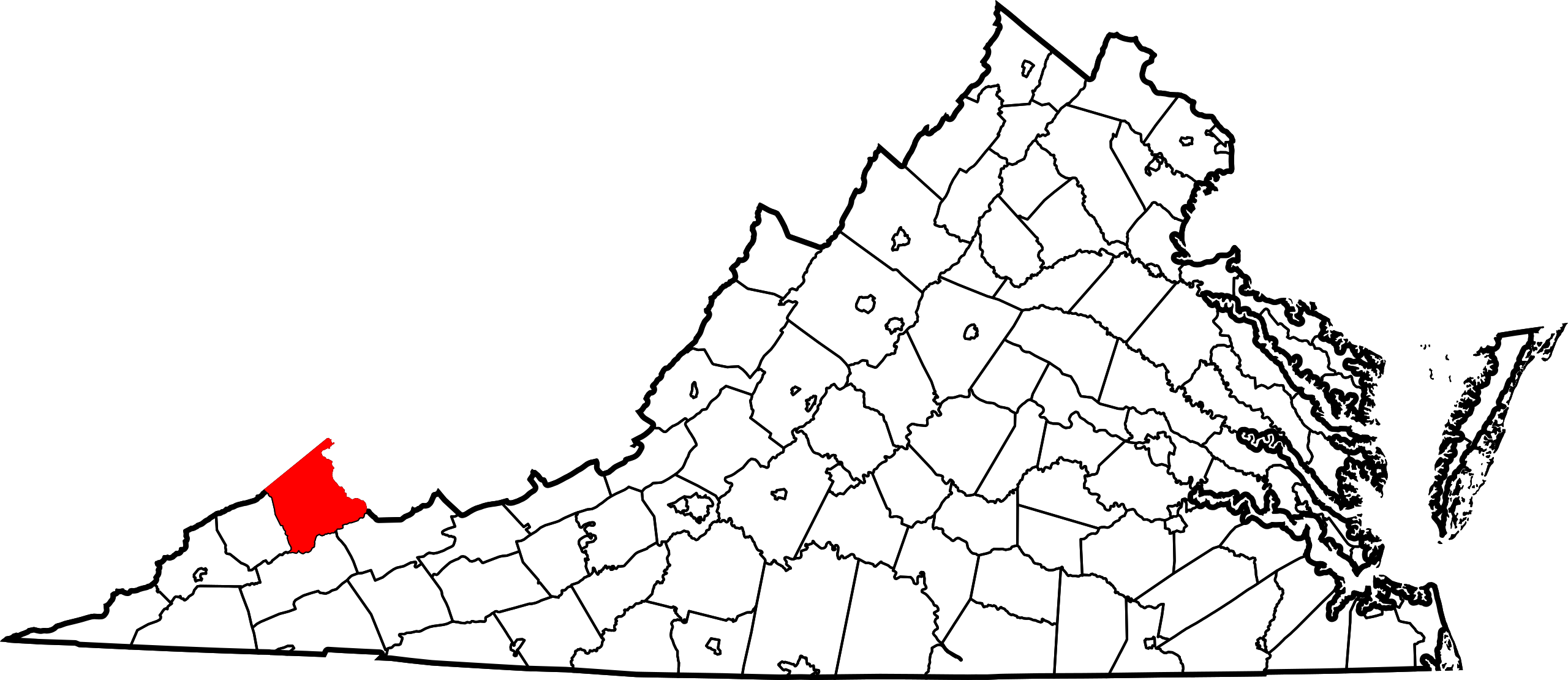 ملفMap of Virginia highlighting Buchanan County.svg المعرفة