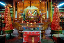 Altar of Shangdi and Doumu at the Chengxu Temple (Taoist) in Zhouzhuang.
