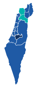 Winning party by sub-district