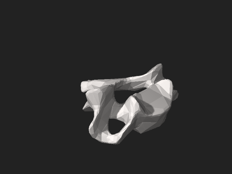 ملف:BodyParts3D FJ3170 Sixth cervical vertebra.stl
