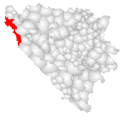 موقع بيهاتش في البوسنة والهرسك.