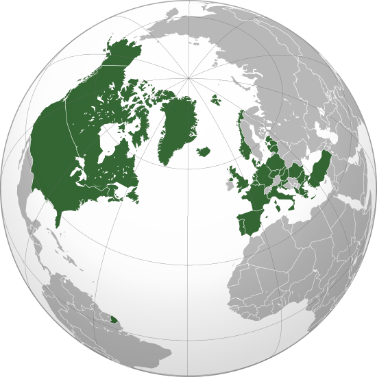 ملف:North Atlantic Treaty Organization (orthographic projection).svg