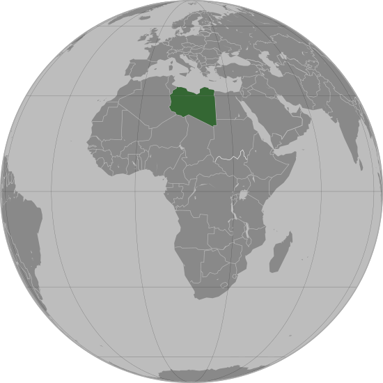 ملف:Libya (orthographic projection).svg