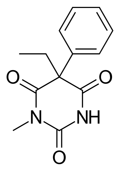 ملف:Methylphenobarbital.svg