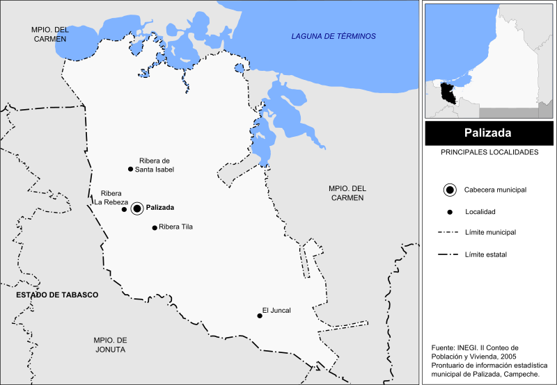ملف:Palizada localidades.svg