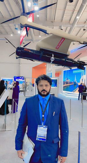 اللواء حسن صالح فرحان بن جلال العبيدي بمعرض الدفاع العالمي بالرياض 2022