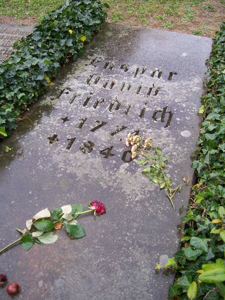 ملف:Caspar David Friedrich Grab.JPG