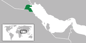 Location of الكويت