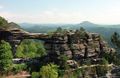 Pravčická brána in Bohemian Switzerland, Czech Republic.