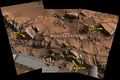"Alexander Hills" bedrock on Mars - viewed by Curiosity (November 23, 2014).