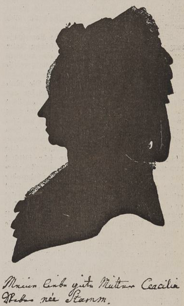 ملف:Schattenbild von Cäcilia Weber.png