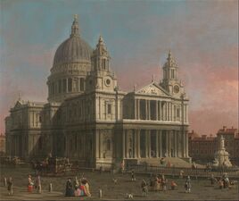 St. Paul's Cathedral by Canaletto, 1754