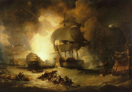The French fleet is defeated by Admiral Nelson at the Battle of the Nile (August 1, 1798)