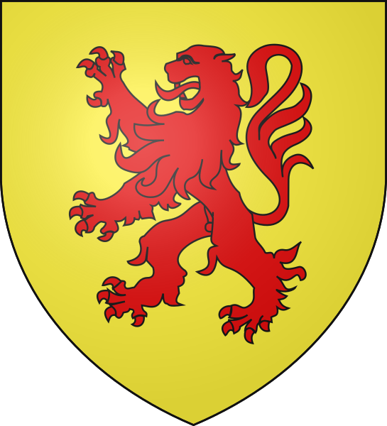 ملف:Blason-or-lion-gueules.svg