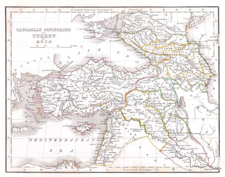 ملف:1835 Bradford Map of Turkey in Asia and the Caucases - Geographicus - TurkeyAsia-bradford-1835.jpg