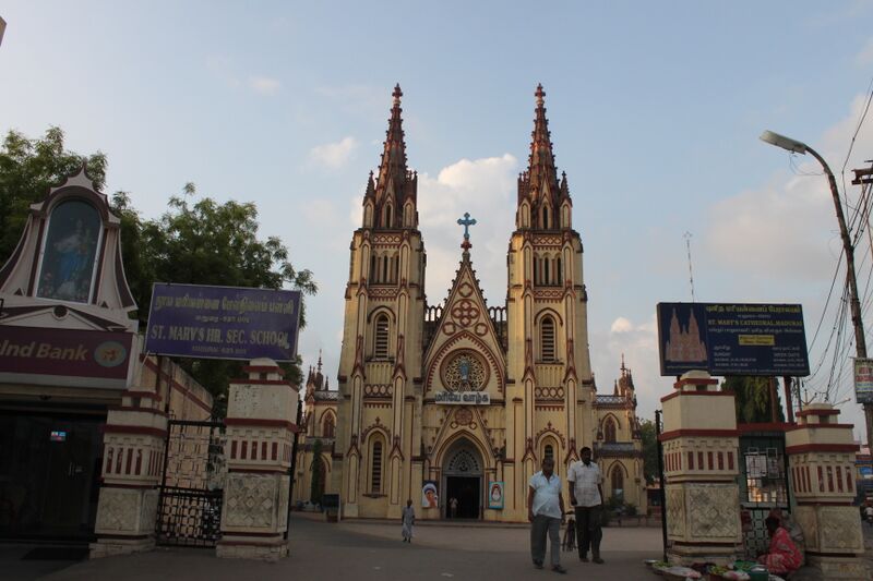 ملف:St. Mary's Cathedral Madurai.jpg
