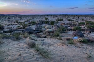 Tribal settlement in Tharparkar