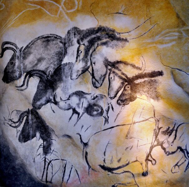 ملف:Chauvet´s cave horses.jpg