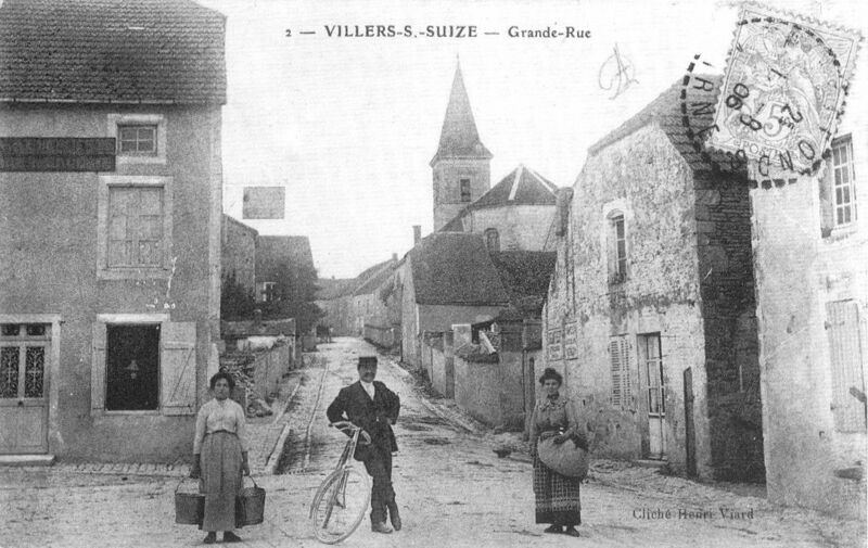 ملف:CP Villiers-sur-Suize Grande-Rue.jpg