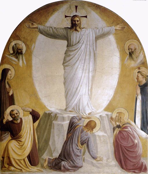 ملف:Transfiguration by fra Angelico (San Marco Cell 6).jpg
