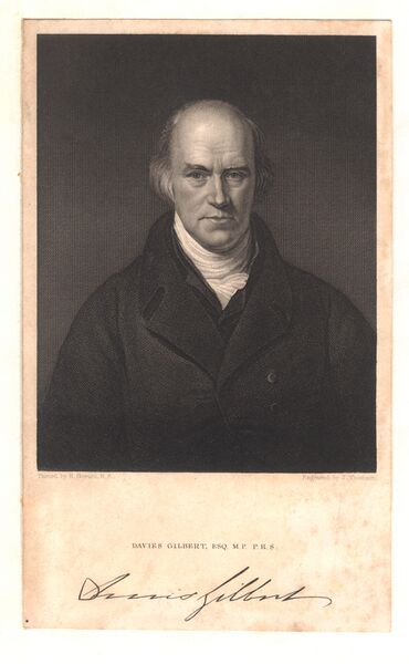 ملف:Davies Gilbert with signature.jpg