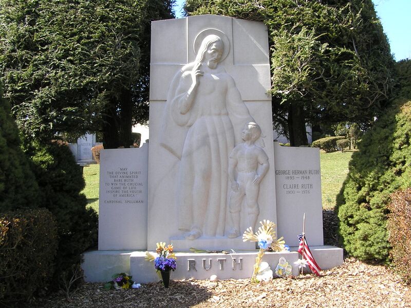 ملف:Claire Ruth grave.JPG