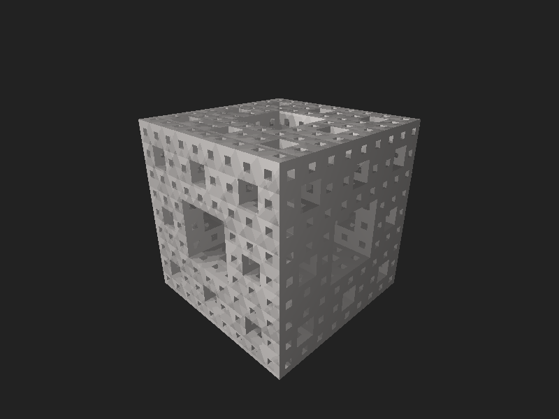 ملف:Menger sponge 3.stl