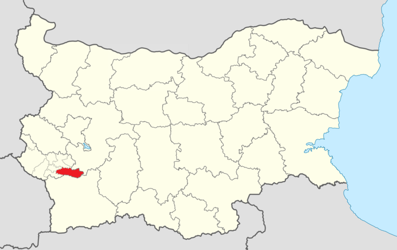ملف:Rila Municipality Within Bulgaria.png
