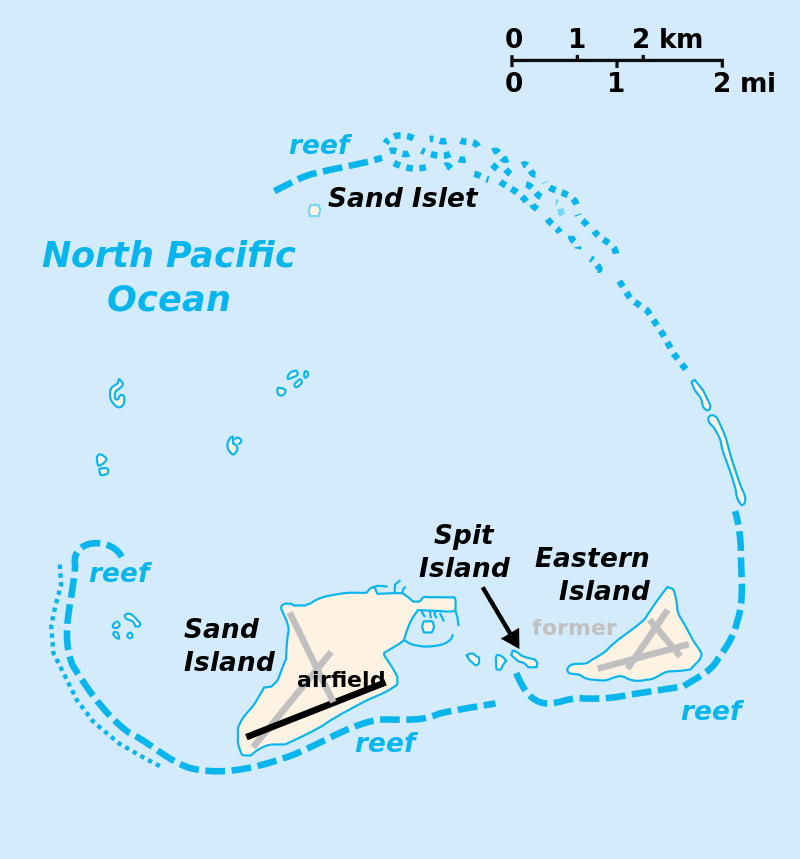 ملف:Midway Atoll map.svg - المعرفة