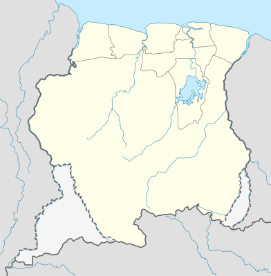 Location map Suriname