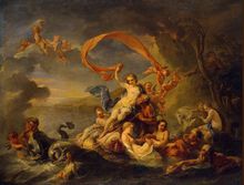 Jean-Baptiste van Loo, The Triumph of Galatea, 1720