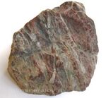 Dull red jasper veined with white quartz, rough, provenance: uncertain – possibly Crimea or Kyrgyzstan